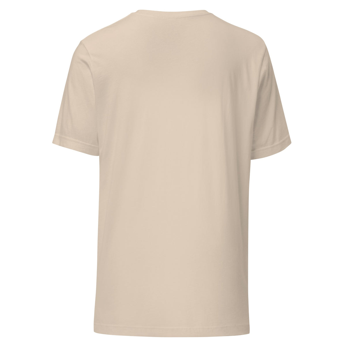 Admit One tee in soft cream, plain back view