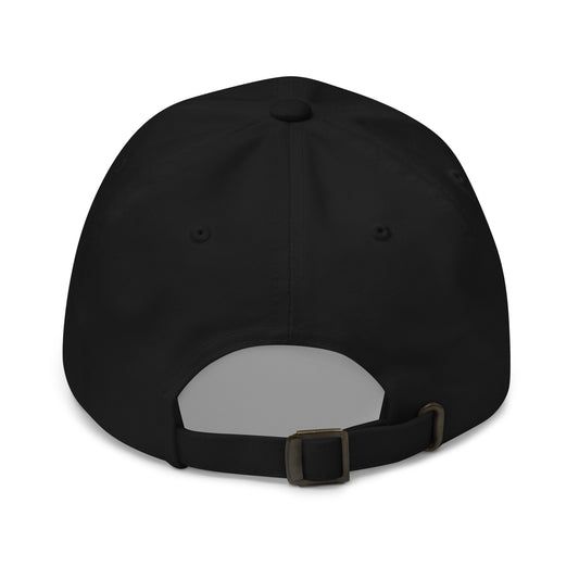 Black Patron cap back strap