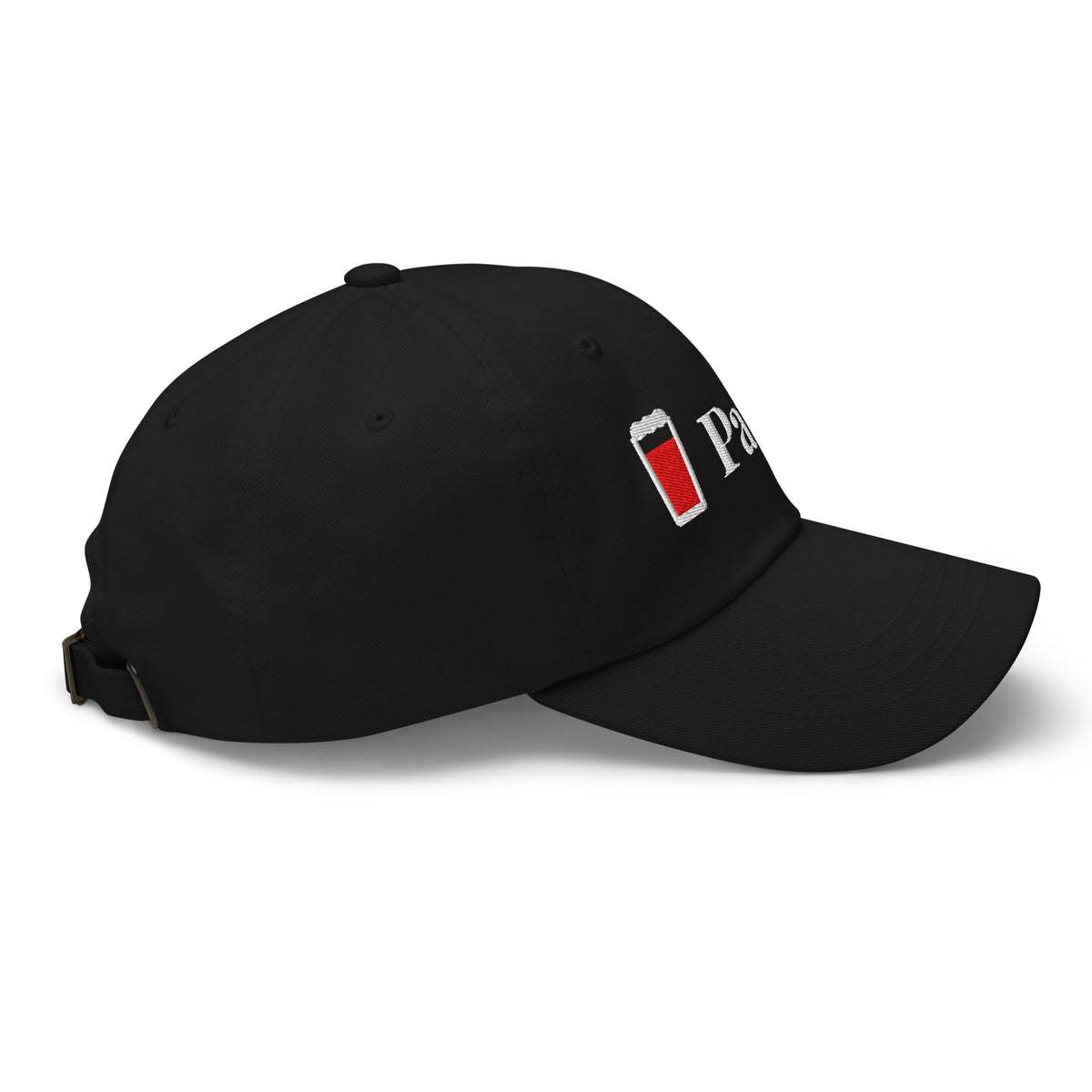 Patron cap side view