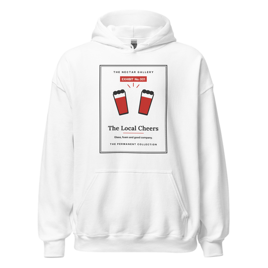 Exhibit 001: The Local Cheers hoodie, front view