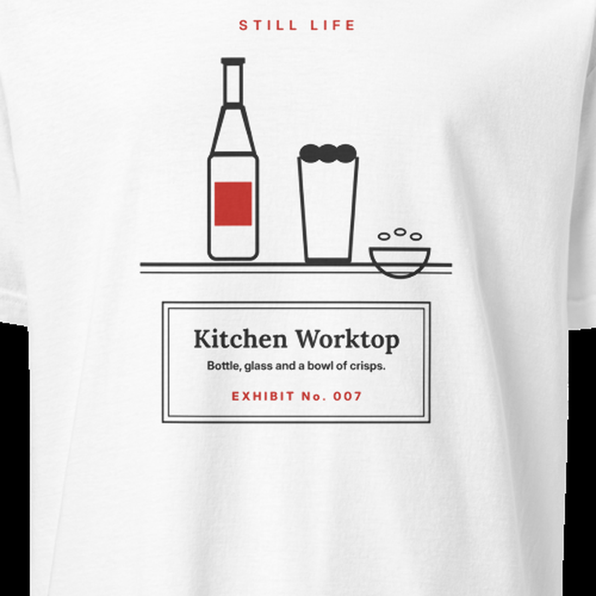 Still Life: Kitchen tee, detail view