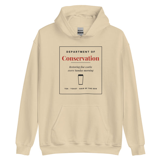 Department of Conservation hoodie front print