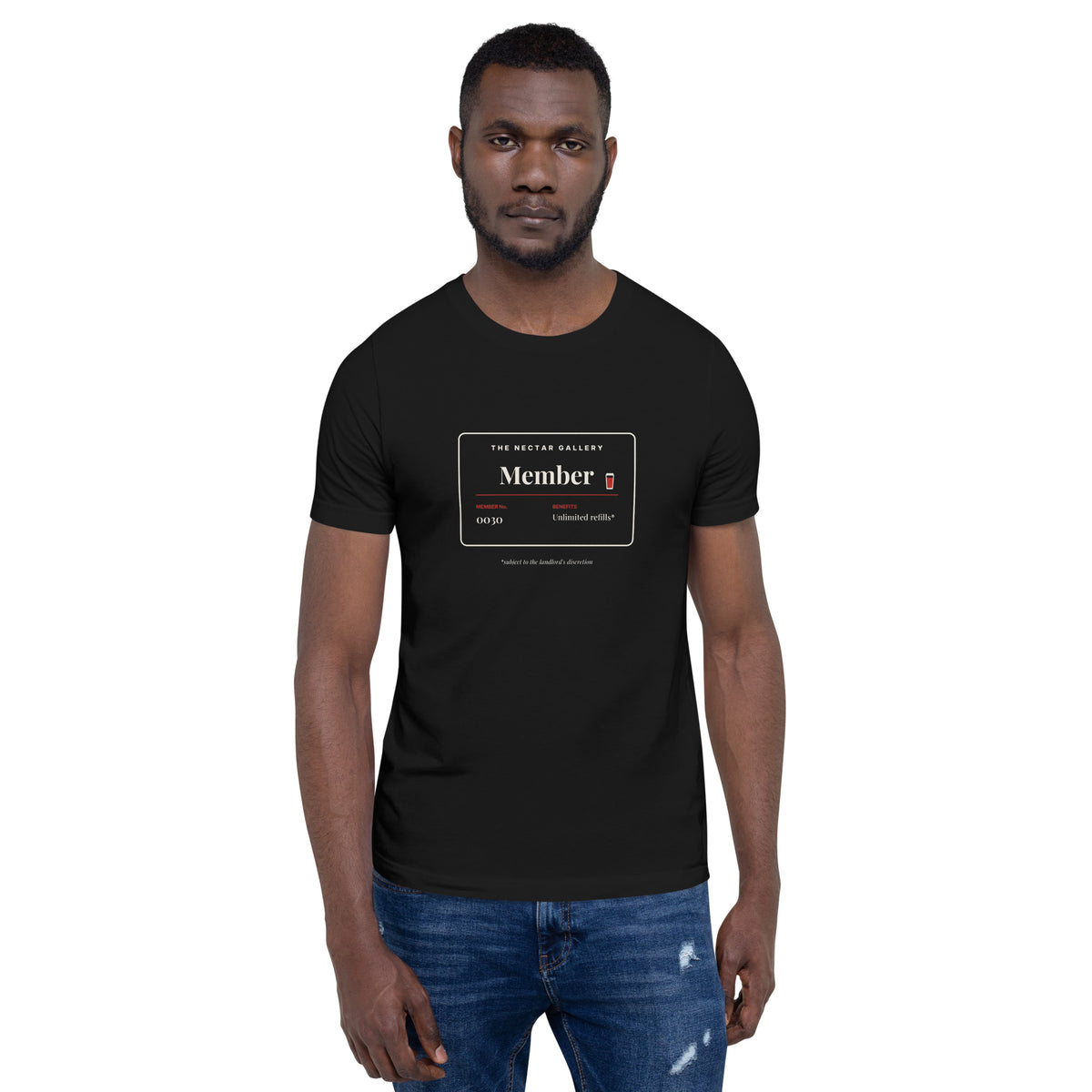 Gallery Member tee being worn