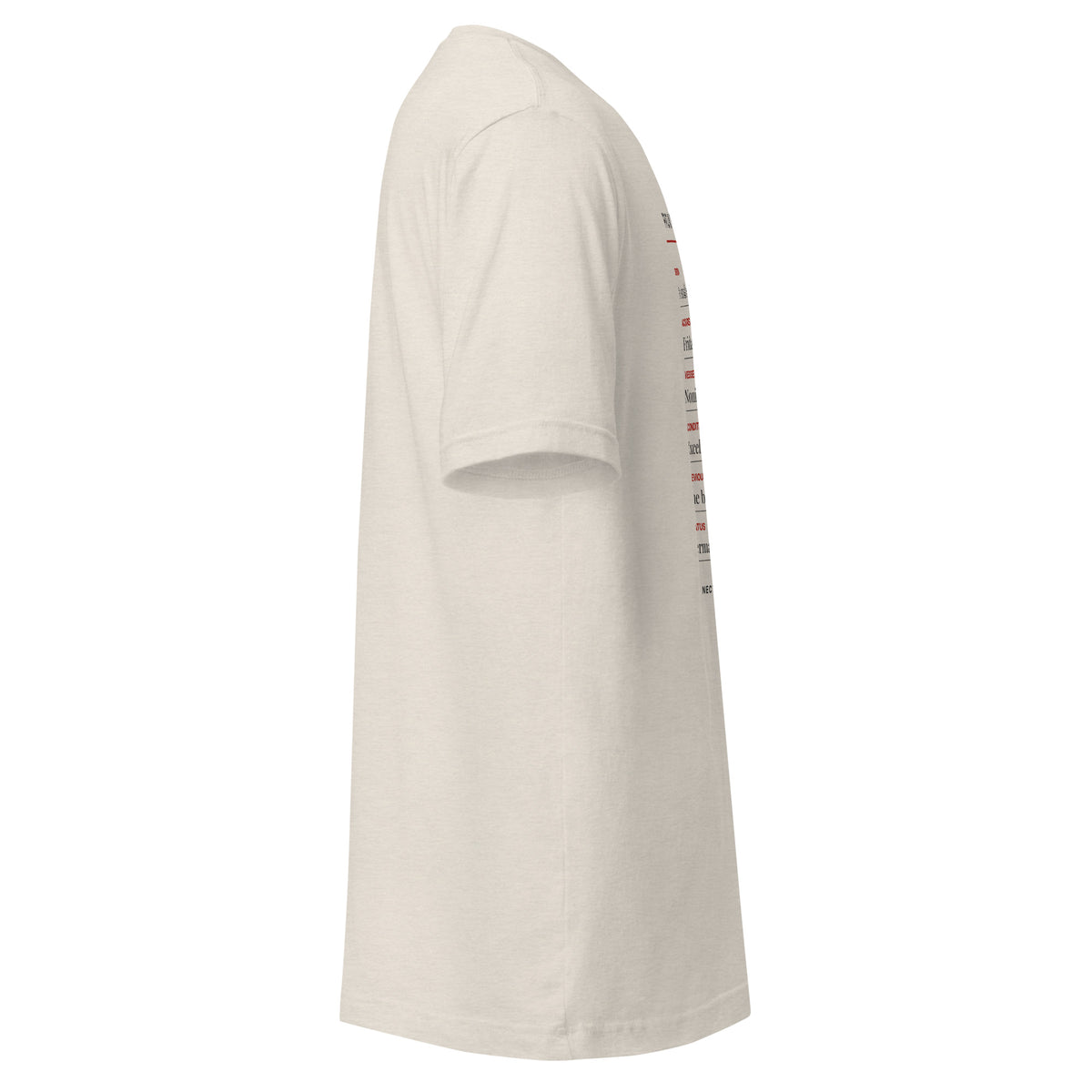 Provenance tee side view